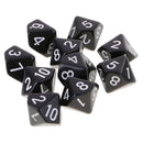 10pcs 10 Sided Dice D10 Polyhedral Dice for  DND RPG MTG