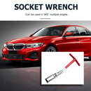 T-Handle Universal Joint Spark Plug Socket Wrench Car Repair Spanner (14mm)