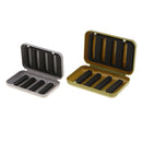 2PCS Portable Fly Fishing Tackle Boxes Baits Storage Cases With Foam Pads