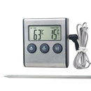 Stainless Digital Barbecue BBQ Meat Thermometer Remote Grill Cooking Food P A