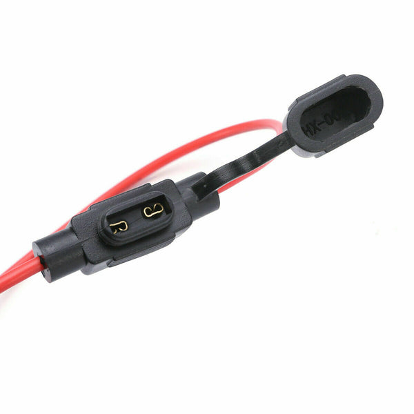 5pcs In Line Car Mini Blade Fuse Holder Splash-proof for 12V 30A Fuses New