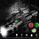 Super Bright Flashlight Torch Rechargeable LED Torch USB Red Light