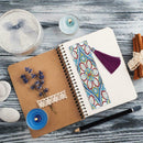 DIY Flower Special Shaped Diamond Painting Leather Tassel Bookmark Gifts