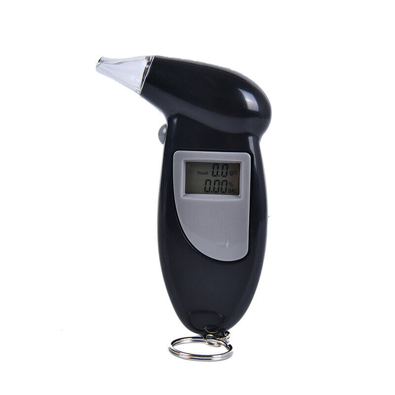 Black Digital Alcohol Tester Breath Alcohol Tester BreathalyzerFD