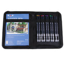 10 Color Art Watercolor Drawing Painting Brush Sketch Manga Pen Book Pad Set