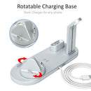 For /Android/Type-C Qi Wireless Charger Charging Station Dock Stand