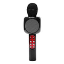 Wireless Bluetooth Ktv Speaker Mini Home Mic Microphone Fashion Flash Led L