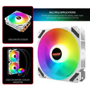 4Pin CPU Cooler Computer Accessories Addressable RGB PWM Cooling Fan for PC Case