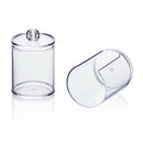 Two-Layer Acrylic Organizer Plastic Transparent Round Portable Container St L2C3