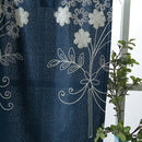 Short Curtain Polyester Cotton Embroidery Translucidus Curtain Kitchen Livi
