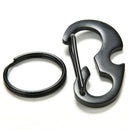 New Cool D-ring Carabiner Bottle Opener Key Chain Key Ring Hook EDC Multi-Tool J