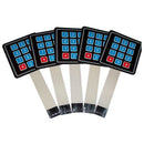 5 PCS 4x3 Matrix Array 12 Key Membrane Switch Keypad, for Arduino/AVR/PIC U F1X1