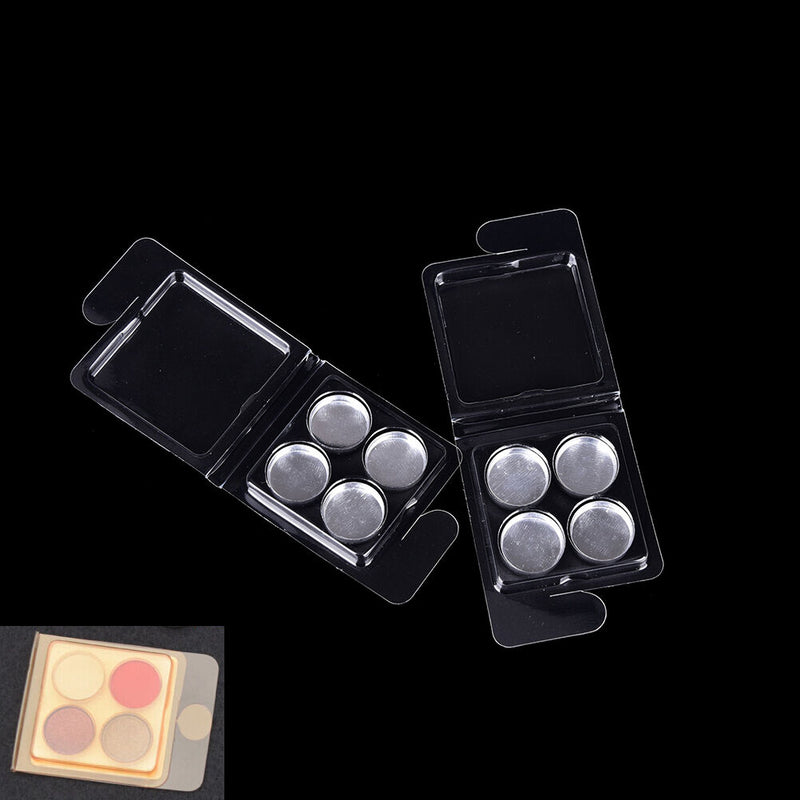 10 Set Empty Eyeshadow Palette Grade Plastic Pans DIY With 15mm Aluminium C T Kw