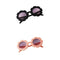 2 Pieces Polarized Sunglasses for Babies, Ages 0-2, in Classic Black and Pink