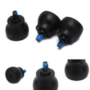 3Pcs Walking Stick End Tripod Cane Tip Self Standing Rubber Non-Slip End Bott-OZ