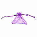 48pcs Purple Organza Drawstring Pouches Wedding Favor Candy Gift Bags 10*12