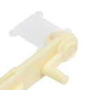 120 White Plastic Floss Bobbins with Floss Winder for Cross-Stitch Bobbins Card
