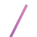 2x Reusable Stainless Steel Metal Drinking Straws +1x Cleaning Brush Home Party