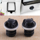 2Pcs Drain Plugs Black Replacement Fit for RTIC Coolers Refrigerator