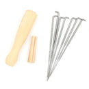 8pcs/set Needle Felting With Wooden Handle Starter Wool Felt DIY Tool Craft BX