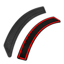 1 Pair of Car Matte Black Side Fender Trim Strip Front Side Vent Cover Fend