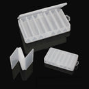 Double Sided Fishing Lure Hooks Tackle Storage Box Case Clear Waterproof SUM