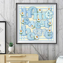 5D DIY Full Round Drill Diamond Drawing Home Cross Stitch Art Craft (QF336)