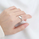 Swan Knitting Loop Crochet Ring Thimble Guide Tool Sewing Accessories Tool-AU