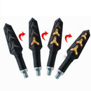 Amber Motorcycle Turn Signals LED Lamp Tail Light Blinker For Motor Stop Br A3Z3