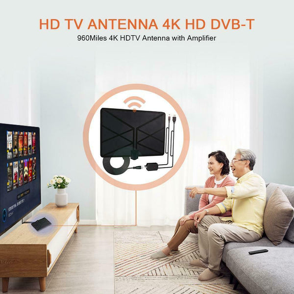 960 Miles TV Aerial Indoor Amplified Digital HDTV Antenna 4K HD Freeview TV H #s
