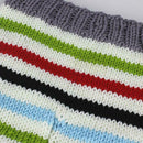 Knitted Soft Baby Boy Girl Photography Clothing Hit Color Striped Pants+Hat