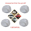 Set 4 Wheel Tire Covers For RV Trailer Camper Car Truck For 29inch Dia
