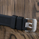 23mm Watch Band Strap Silicone For Luminox Replacem Rubber Black Bracelet