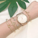 4pcs/set Fashion Women Bangle Triangle Love Twist Cactus Bracelet Jewelry