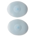 Woman Light Blue Silicone Facial Cleaning Brush 2 Pcs T4P7