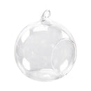 Hanging Glass Flower Vase Bottle Hydroponic Terrarium Container Decor - 8cm P9W4