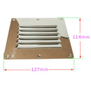 Boat/Marine/Yacht Stainless Steel Louvered Vent Air Grill Cover 127mm x 114mm