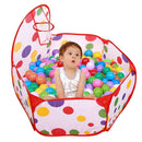 Baby Children Kids Outdoor Indoor Playing House Tent Pool+25pcs Ocean Balls