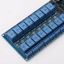 16-Channel 5V/12V Relay Module Board For Arduino PIC AVR MCU DSP ARM PLC Co T2X9
