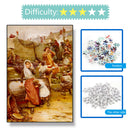1000pcs DIY Old Times Life Puzzle Educational Learning Assembling Toys Gift