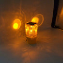 Solar Sensor Alarm Light 6LED Lamp Waterproof Anti-theft Warning Sound Lamp