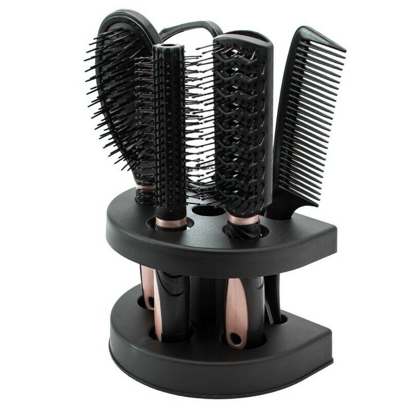 5Pcs Hair Brushes Comb Set Women Ladies Hair Care Massage Hairbrush With Mi S4Y8