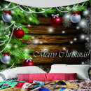 Xmas Art Wall Hanging Tapestry Christmas Wall Decor Bedspread Blackout 08