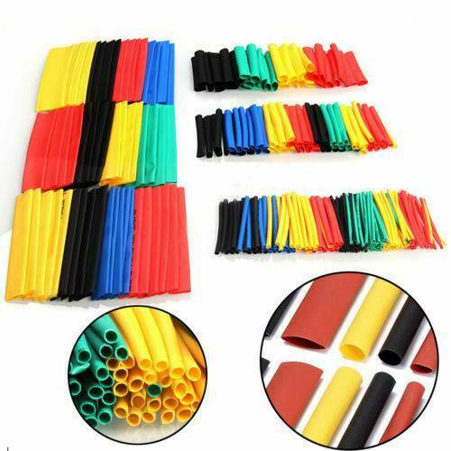 328Pcs Assorted 2:1 Heat Shrink Tubing Tube Cable Sleeving Wrap Wire Kit 8-Sizes
