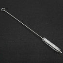 8pcs Stainless Steel Reusable Bent Straight Drink Straws with Cleaner Brush A
