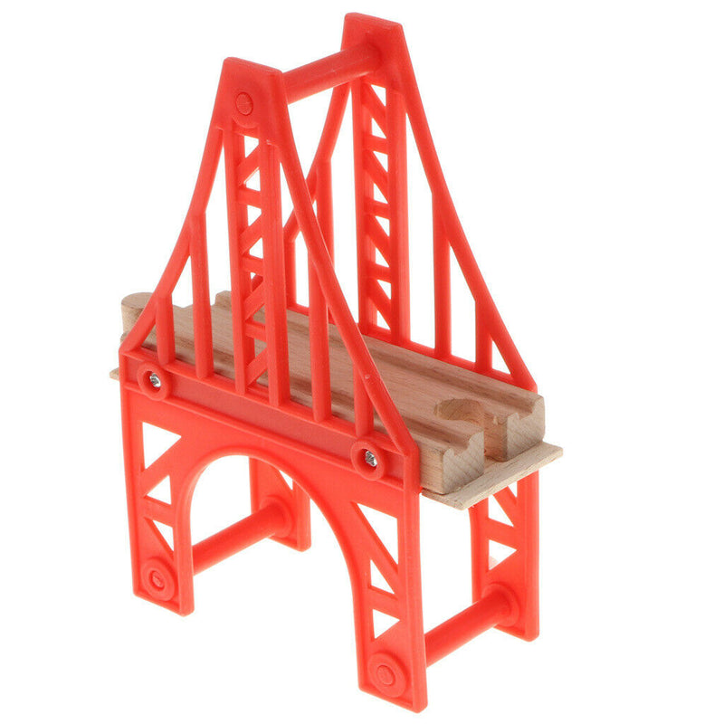 Wooden Train Track Bridge Connectors & Adapters -Suspension Bridge Kit