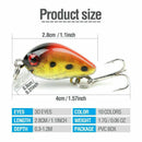 10 x Fishing Lures Kinds Of Mini Minnow Fish Bass Tackle Hooks Baits Crankbaits.