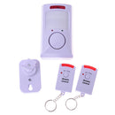 Wireless motion detector Infrared sensor alarm+2 remote control home security M&