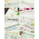 Flower Design Wooden Rubber Stamps for DIY Diary Scrapbooking Cards Making