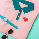 Cat Love Heart Enamel Pins Badge Clothes Lapel Brooch Women Jewelry (White)
